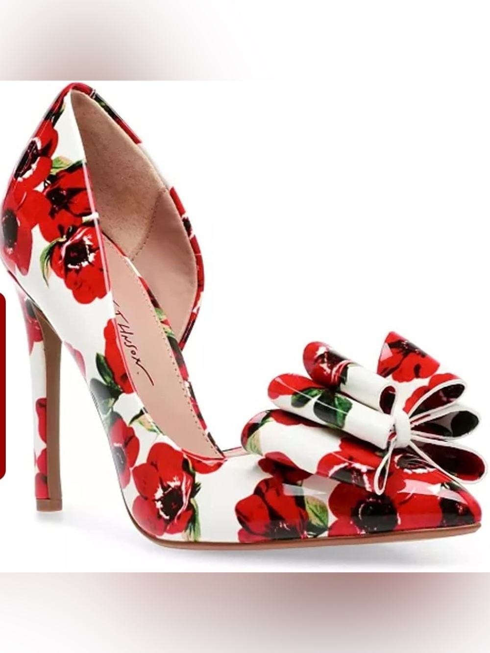 Betsey Johnson Prince-p Rose Floral Print Pump Sz 5.5 Wedding Vacation Brunch
